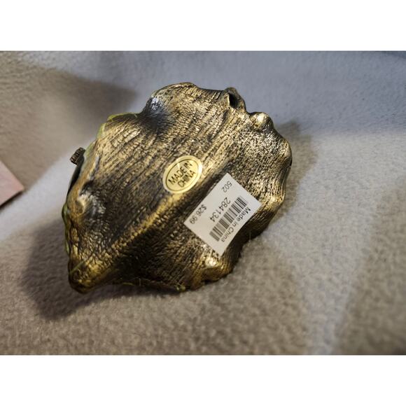 Vintage New Frog Trinket Box Metal Jeweled Mom Baby Set CBOCS - Picture 5 of 9